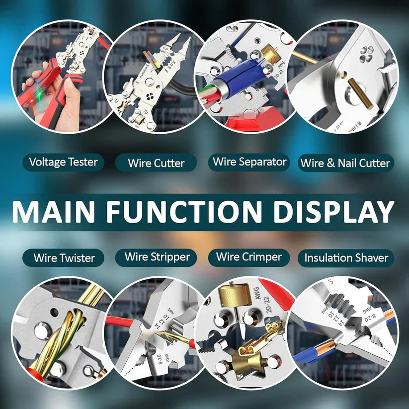 🎁Limited Time Special Savings 🔥Wire Stripping Pliers – Multi-Function Cutting & Voltage Detection Tool For Safer Electrical Work