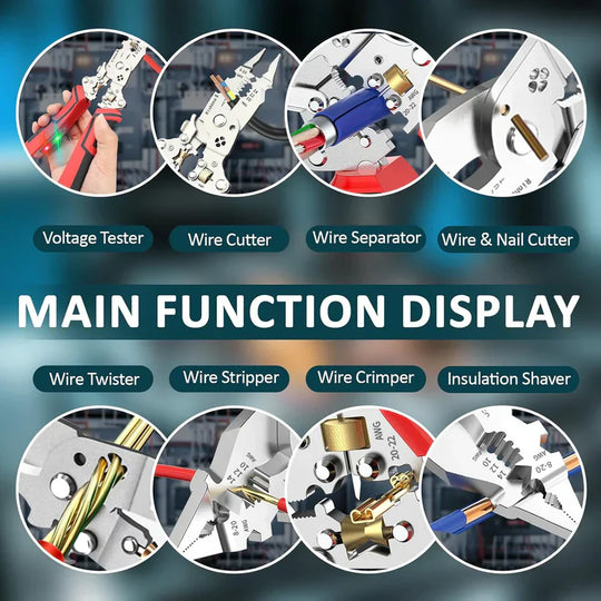🎁Limited Time Special Savings 🔥Wire Stripping Pliers – Multi-Function Cutting & Voltage Detection Tool For Safer Electrical Work