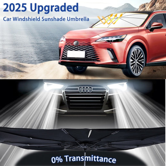 🔥Last Day 50% OFF - 2026 Upgraded Car Windshield Sun Shade Umbrella