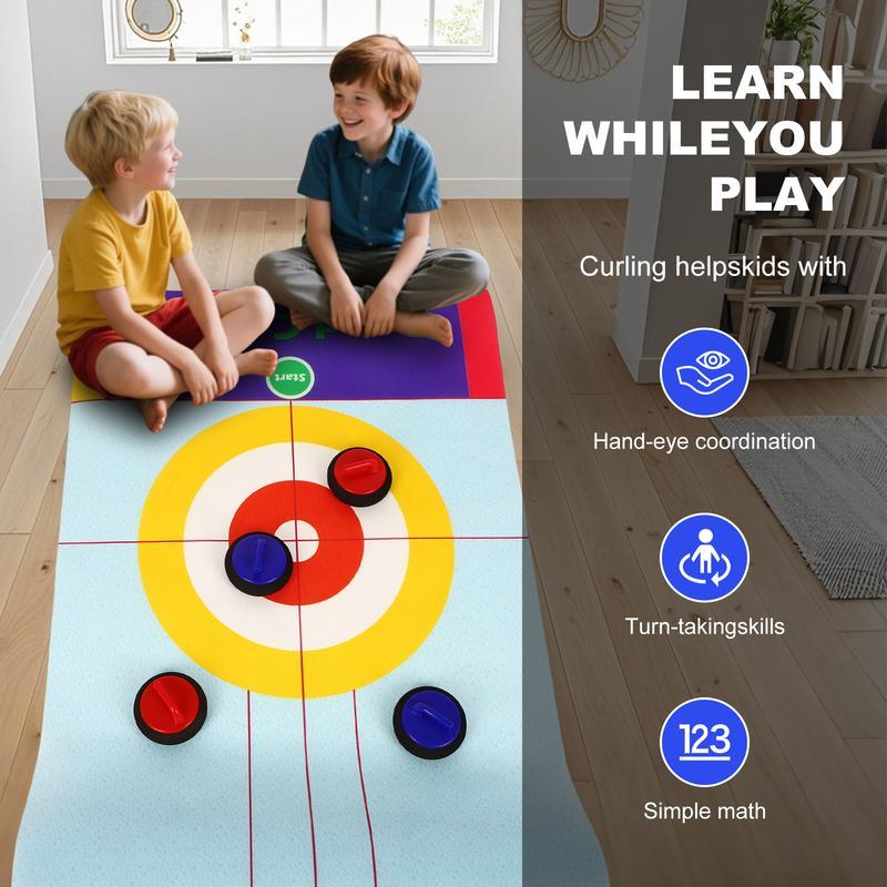 💗2025 New Tabletop Family Curling Game☄️☄️ Fun, Engaging, and Perfect for All Ages!