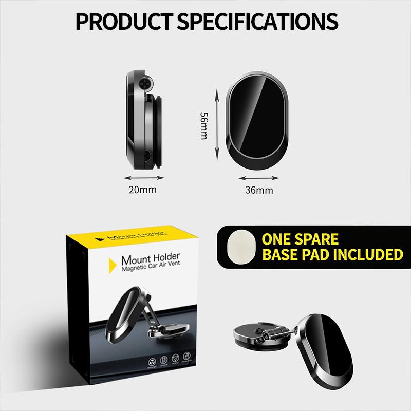 🎁2026 New Arrivals 50% OFF💥Phone Holder Strong magnet, 360° rotation & foldable metal. Safer driving – grab yours! ✅