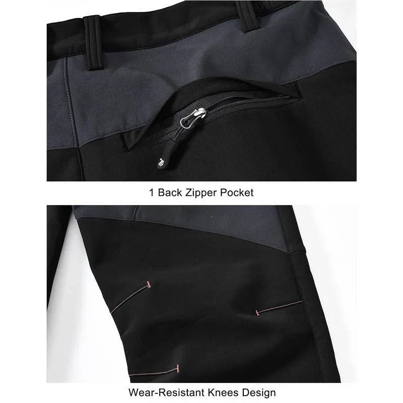 🏆¡¡¡ÚLTIMO DÍA DE VENTA 50% DE DESCUENTO!!!🔥Pantalones cargo impermeables de invierno para hombre con forro polar
