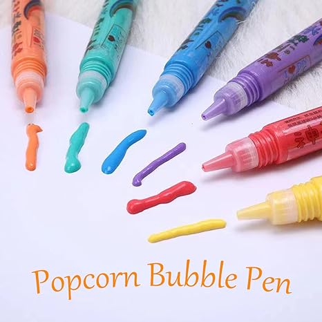 🎁🔮Magic Pen – Draw 3D with one stroke!🎄 DIY Bubble Popcorn Drawing Pens& Buy 3 Pay 2 🔥
