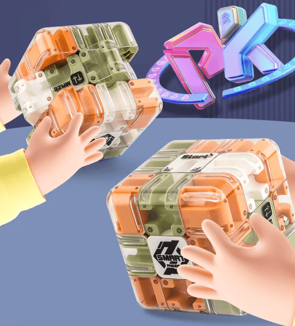 🧩 LIMITED-TIME 50% OFF! ✨ Large 3D Maze Puzzle Cube – Brain Teaser, Skill-Building, Durable 🔴