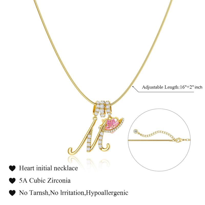 💖Last Day Huge Discount✨3-Layering Initial A-Z Letter Pendant Necklaces🎀