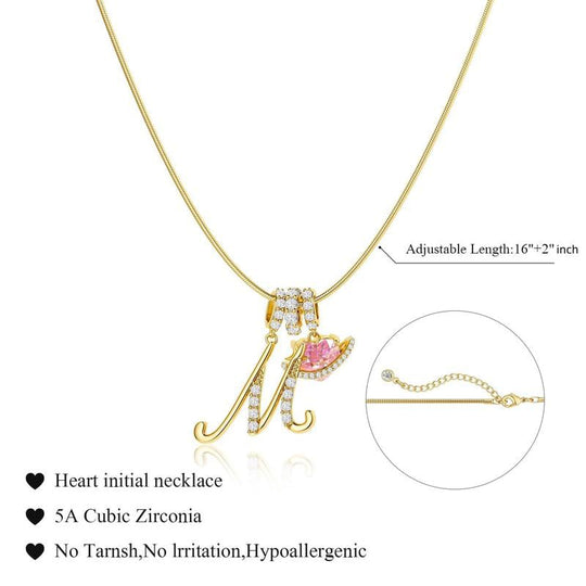 💖Last Day Huge Discount✨3-Layering Initial A-Z Letter Pendant Necklaces🎀