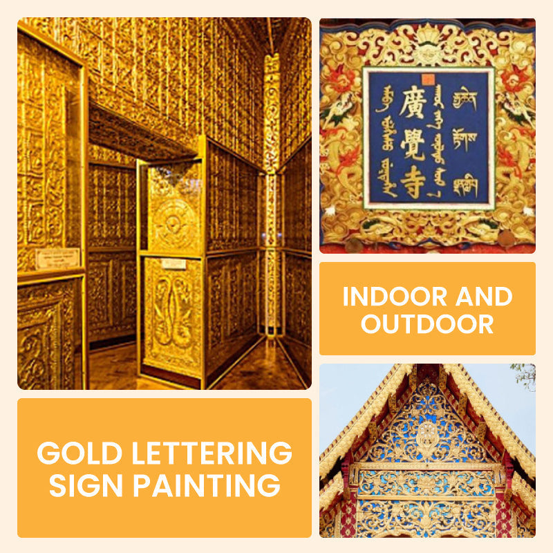 🔥HOT SALE 30% OFF🔥Water Based Gold Leaf Paint For Art, Painting, Handcrafts