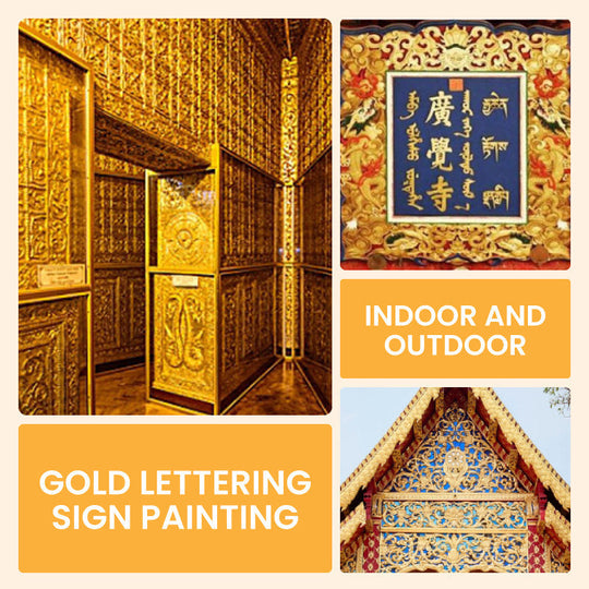 🔥HOT SALE 30% OFF🔥Water Based Gold Leaf Paint For Art, Painting, Handcrafts
