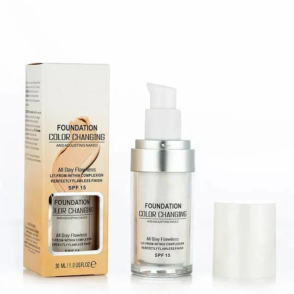 🎁 KÖP 1 FÅ 1 GRATIS! ✨ Färgförändrande foundation för mogen hud - Felfri täckning, naturligt utseende & Långvarig återfuktning 💧💄