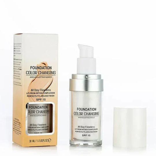 🎁 KÖP 1 FÅ 1 GRATIS! ✨ Färgförändrande foundation för mogen hud - Felfri täckning, naturligt utseende & Långvarig återfuktning 💧💄