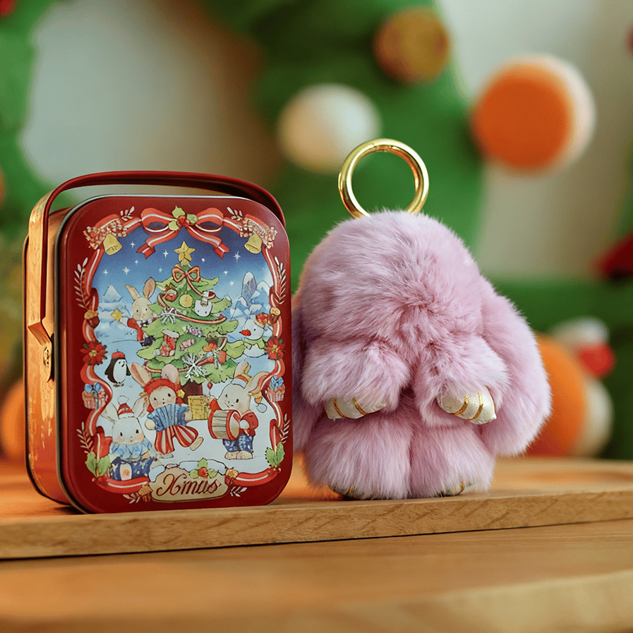 🏆LIMITED TIME SPECIAL SALE 30% OFF🐰 Handmade Soft Bunny PomPom Charms