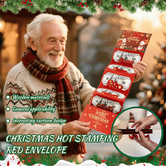 🎅Christmas Gift Idea- BUY 2 GET 1 FREE!!🎄Christmas Cash Envelope with Money Clip✨Make Every Gift Unforgettable