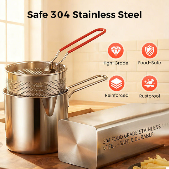 🎁2026 New Arrivals 50% OFF💥R304 Stainless Steel Multifuntional Fryer