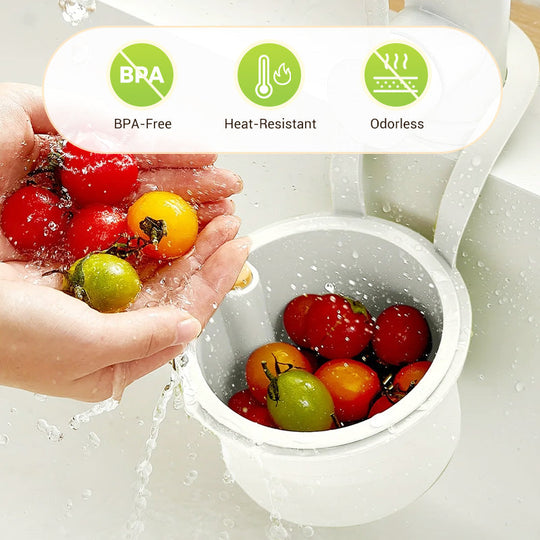 🎉 Buy 3 Get 2 FREE 🎉Multifunctional Drainage Basket–Must-Have Kitchen Helper!