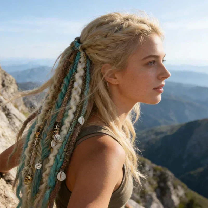 🔈🔈30% OFF💁🏽‍♀️✨Bohemian Structured Ponytail | Instant Dreadlock Hair Extension