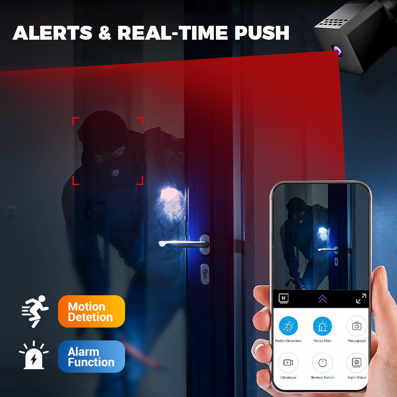 📹 30% OFF NOW! 🌙 Mini Smart HD Security Camera – Night Vision, Motion Detection & Two-Way Audio 🔒