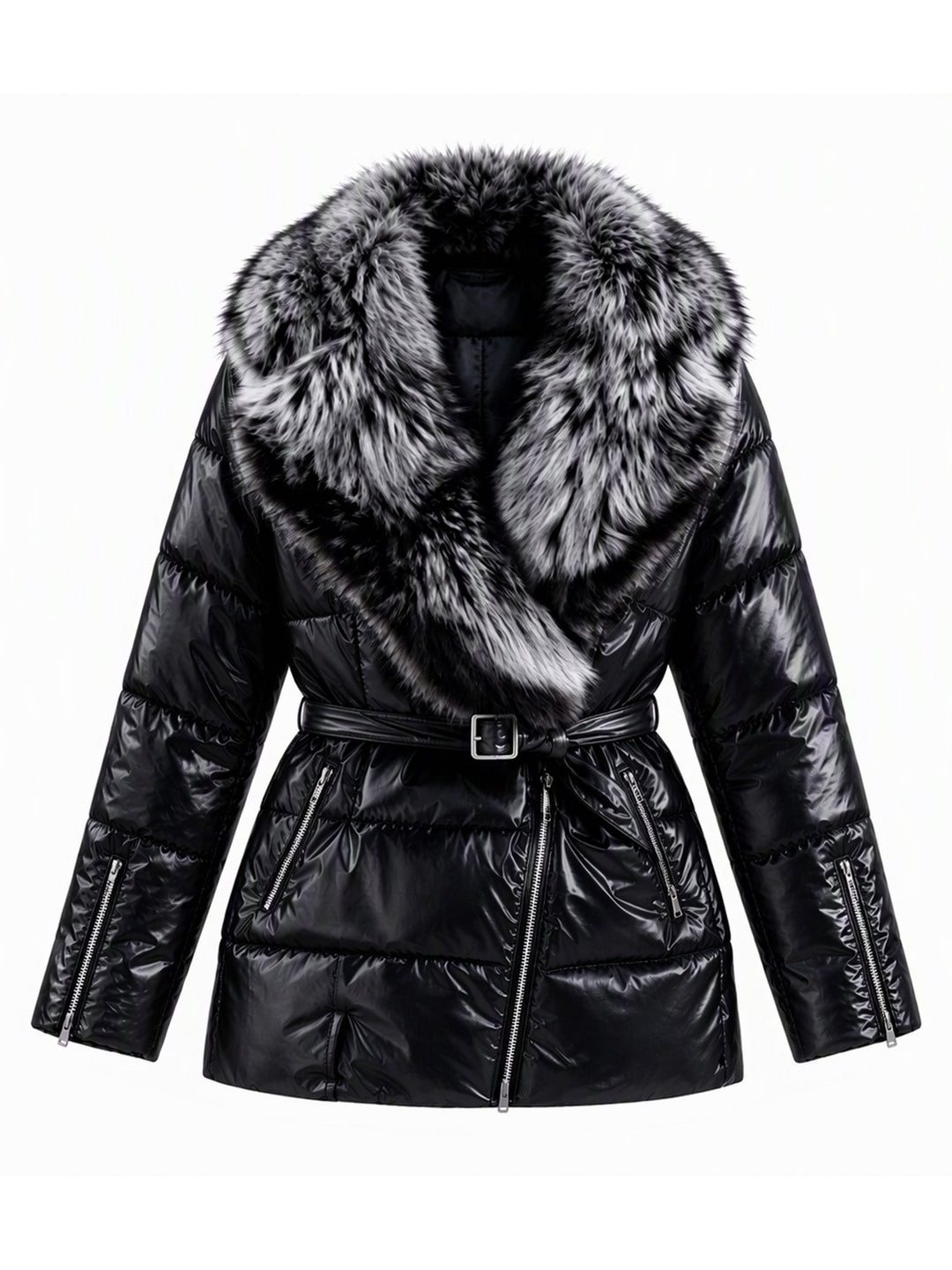 🖤Black Friday Sale:50% OFF🖤❄️Women's Padded Jacket with Faux Fur Collar