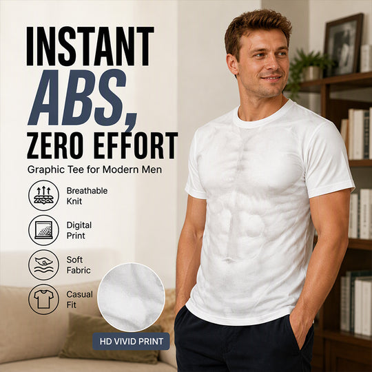 Bestseller🏆👕 Men's 3D Digital Print Muscle Shirt – Statement Style & All-Day Comfort for Every Look