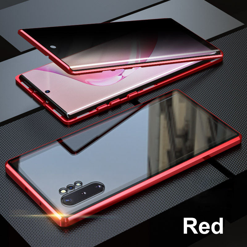 Anti-peeping Magnetic Tempered Glass Double-sided Phone Case For Samsung S25-21 Series