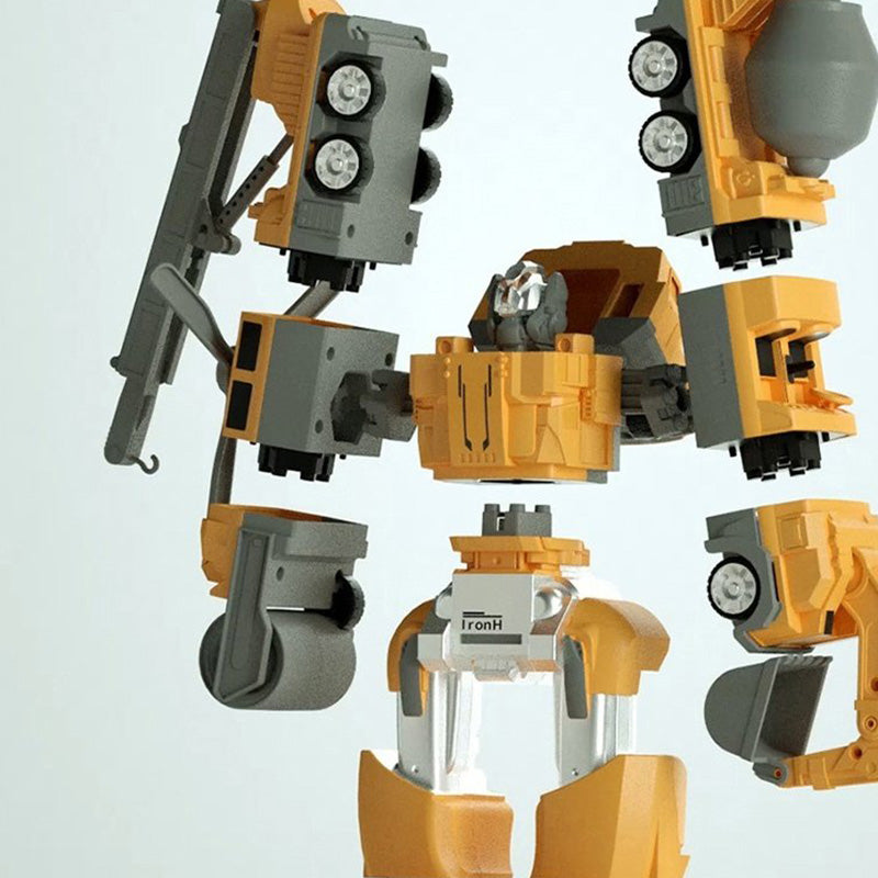 🔥🎁Magnetic Transform Engineering Car Assembled Toys