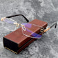 Sapphire High Hardness Anti-Blue Progressive Far And Near Dual-Use Reading Glasses
