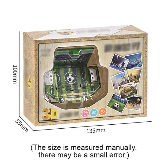 3D Foldable Dinosaur Castle Book Keychain