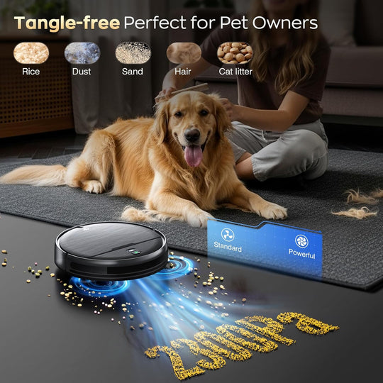 💥🤖All-in-1 Powerful Robotic Vacuum Cleaner✨
