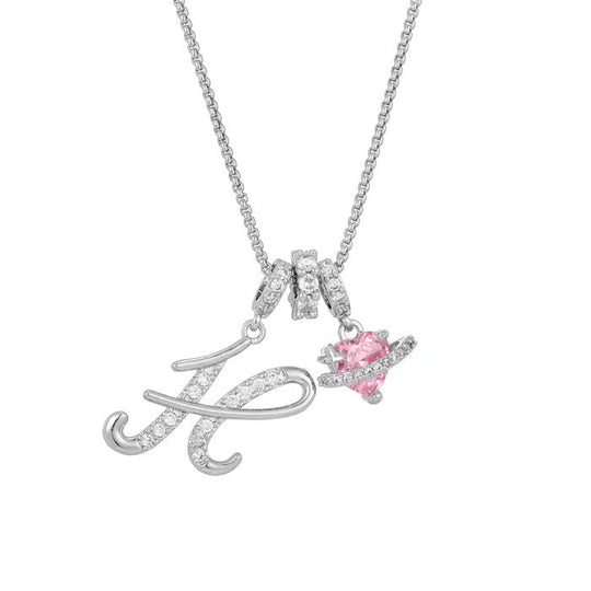 💖Last Day Huge Discount✨3-Layering Initial A-Z Letter Pendant Necklaces🎀
