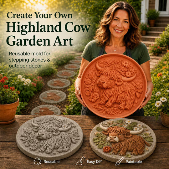 💥 LAST DAY 49% OFF - 🐦Garden Art Stepping Stone Mold 🌺Reusable Garden Art Mold – Make Your Garden Truly One of a Kind (📦Buy 2 Free Shipping)