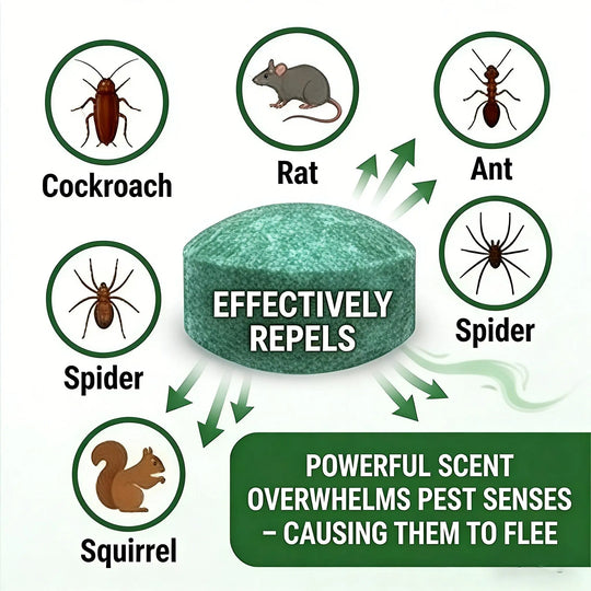 ✨🥳2026 HOT SALE🥳💞50K+ SOLD!🏠🛡️ 50% OFF! All‑Pest Repellent – Safe for pets & wildlife. No poisons, just effective. Use indoors & out. 🐾✅