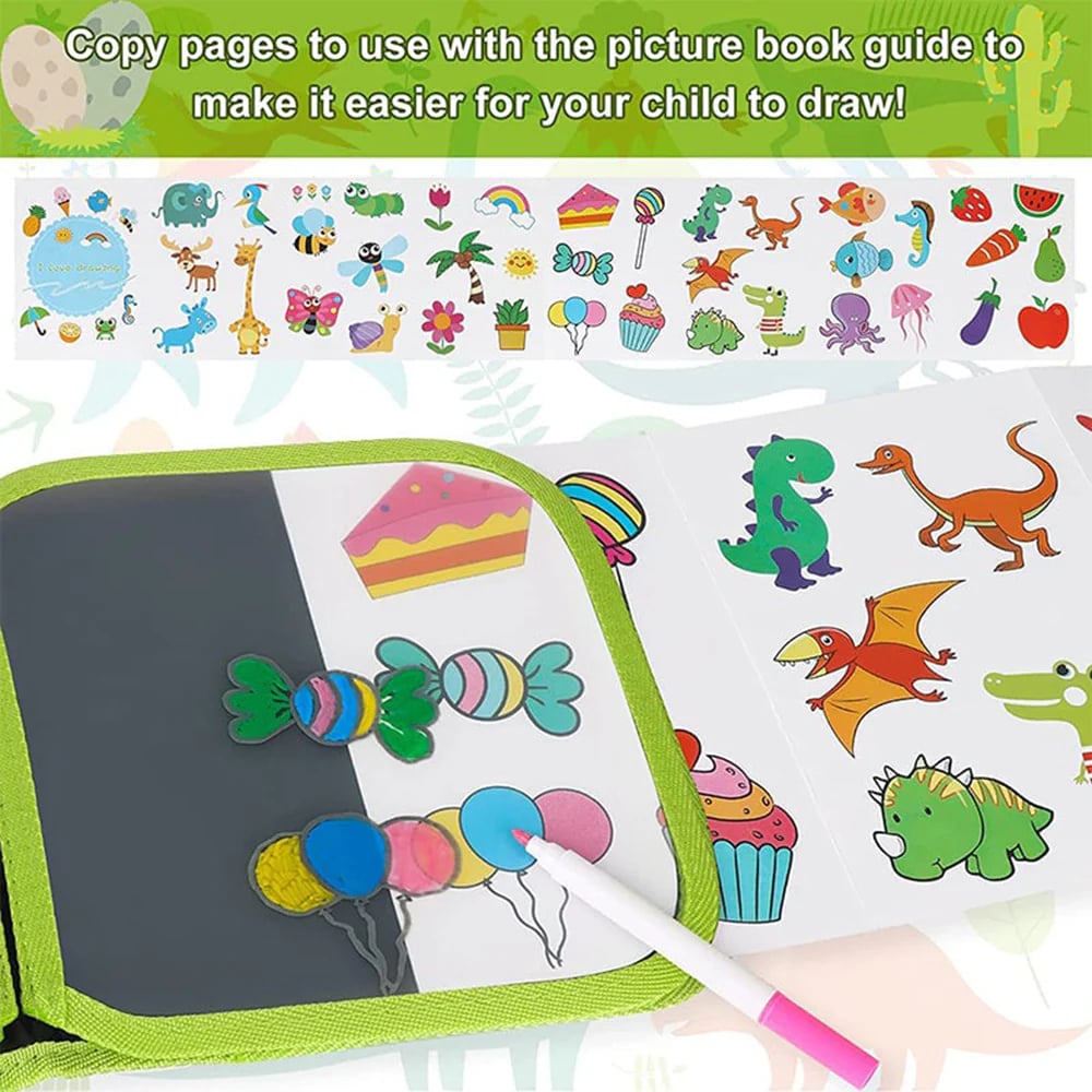🎁2025 Limited Time Sale - 50% OFF🔥Portable Erasable Graffiti Drawing Book