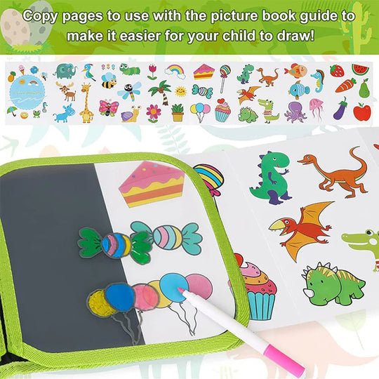 🎁2025 Limited Time Sale - 50% OFF🔥Portable Erasable Graffiti Drawing Book