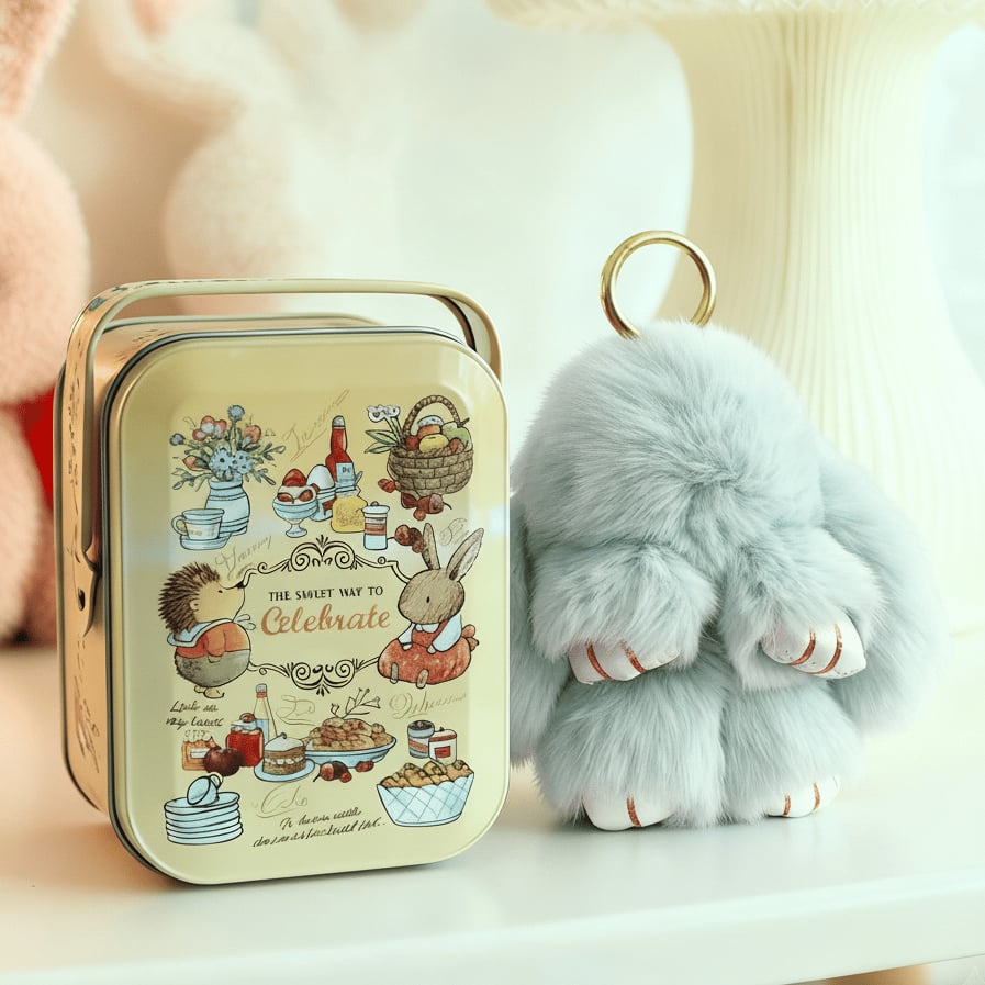 🏆LIMITED TIME SPECIAL SALE 30% OFF🐰 Handmade Soft Bunny PomPom Charms