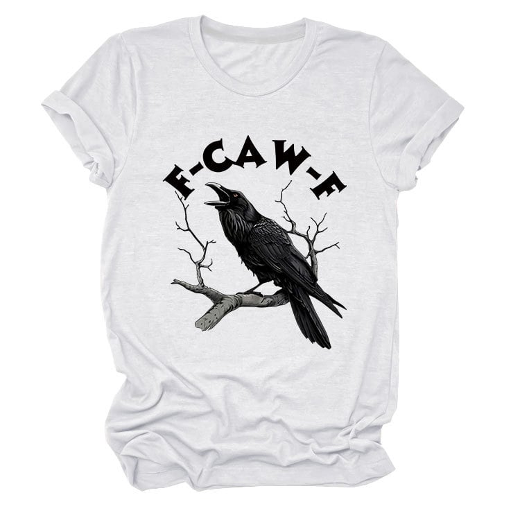 🤩Surprise Price: Only £14.99!!🖤🐦‍⬛F-Caw-F Funny Crow T-shirt