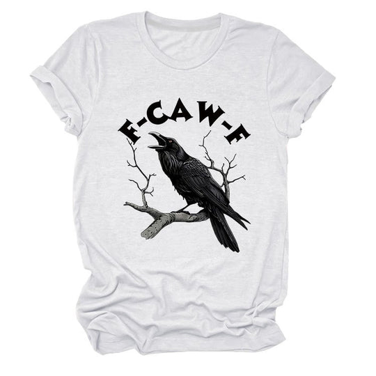🤩Surprise Price: Only £14.99!!🖤🐦‍⬛F-Caw-F Funny Crow T-shirt