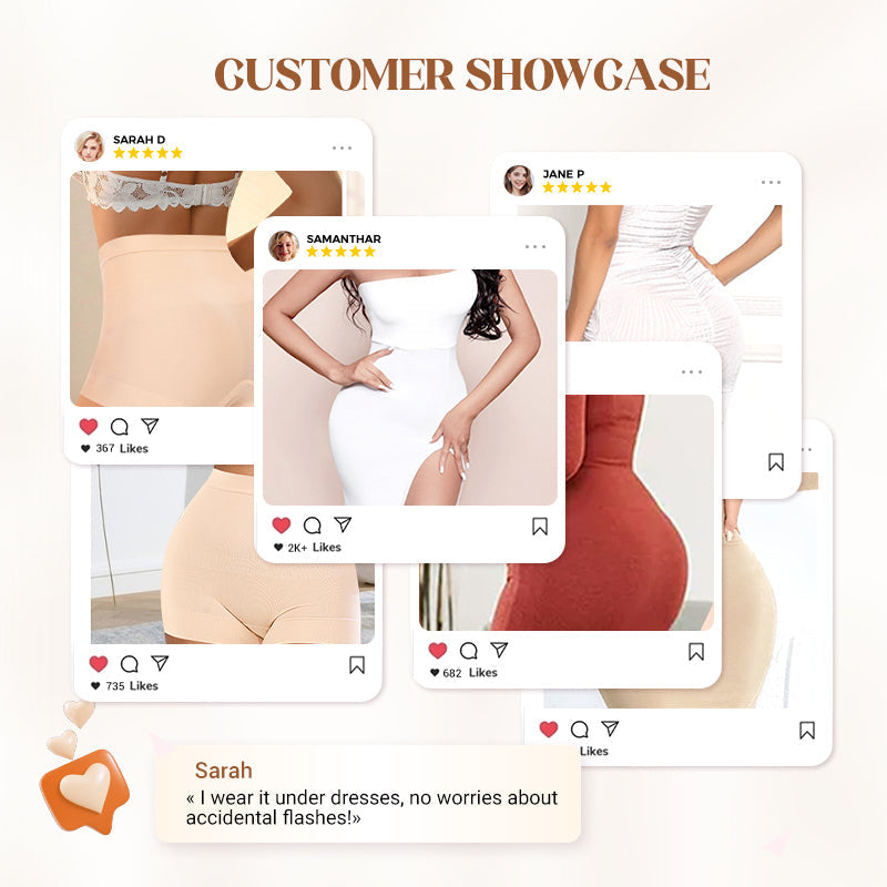 🔥Women's High-Waisted Ice Silk Tummy Control and Butt Lift Underwear