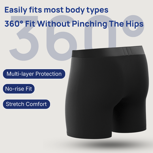 ⏰️Time-Limited Special ！💙 Men’s Ultra-Absorbent Incontinence Boxer Briefs ✨ Comfortable Fit, Discreet Protection & All-Day Confidence