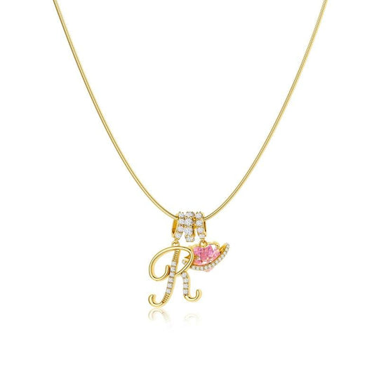 💖Last Day Huge Discount✨3-Layering Initial A-Z Letter Pendant Necklaces🎀