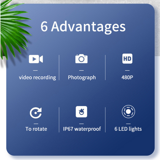 🔎 Plug-and-Play Endoscope Camera – Compatible with Android & iPhone & ipad for Direct Connection