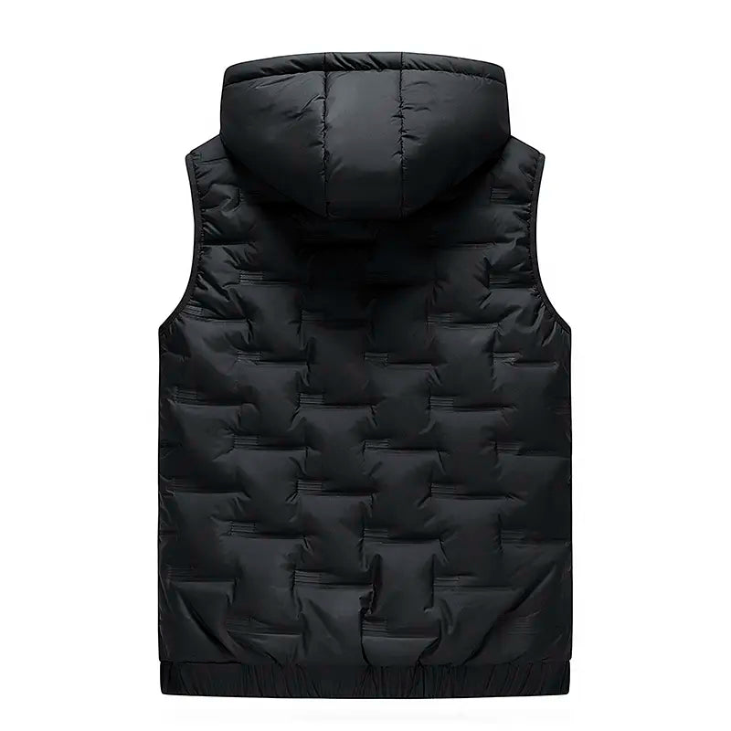 🔥 Layer More, Move Freely | Men's Lightweight Hooded Zip-Up Vest