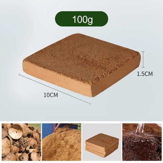 🌱 2026 Upgraded Formula | Pure Coco Coir Gardening Bricks | Boosts Germination ⚡【Flash 50% OFF】
