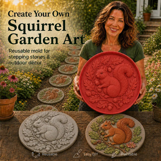 💥 LAST DAY 49% OFF - 🐦Garden Art Stepping Stone Mold 🌺Reusable Garden Art Mold – Make Your Garden Truly One of a Kind (📦Buy 2 Free Shipping)