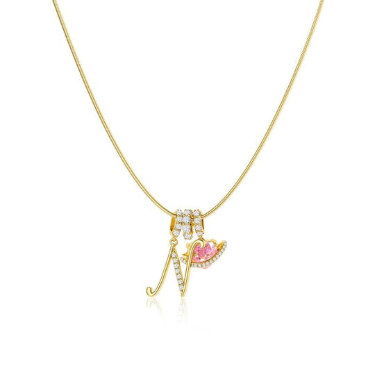 💖Last Day Huge Discount✨3-Layering Initial A-Z Letter Pendant Necklaces🎀