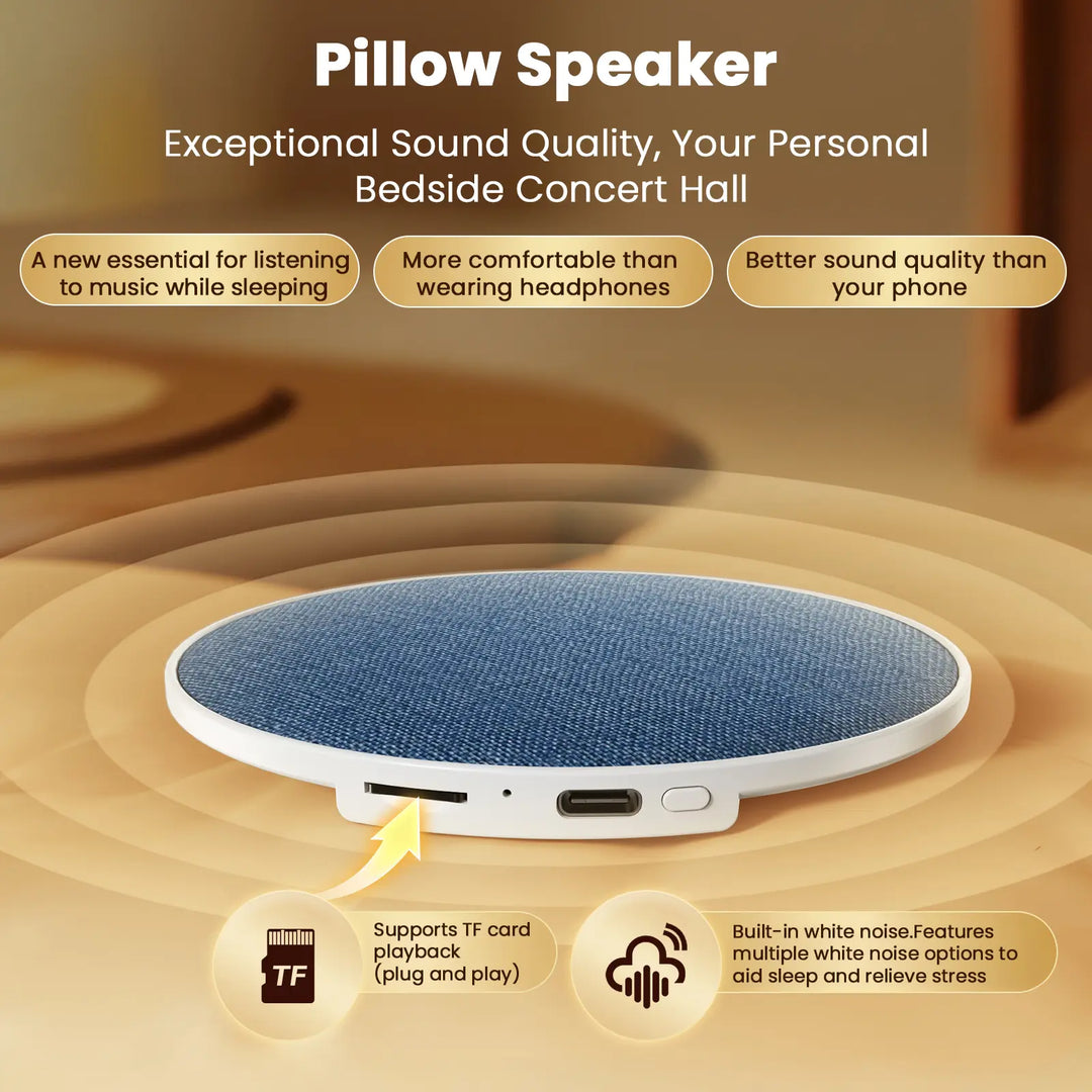 🔥Summer Hot Sales now - 55% OFF😍25k+ SOLD!!!💝Pillow Speaker for Sleeping