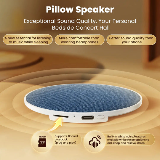 🔥Summer Hot Sales now - 55% OFF😍25k+ SOLD!!!💝Pillow Speaker for Sleeping