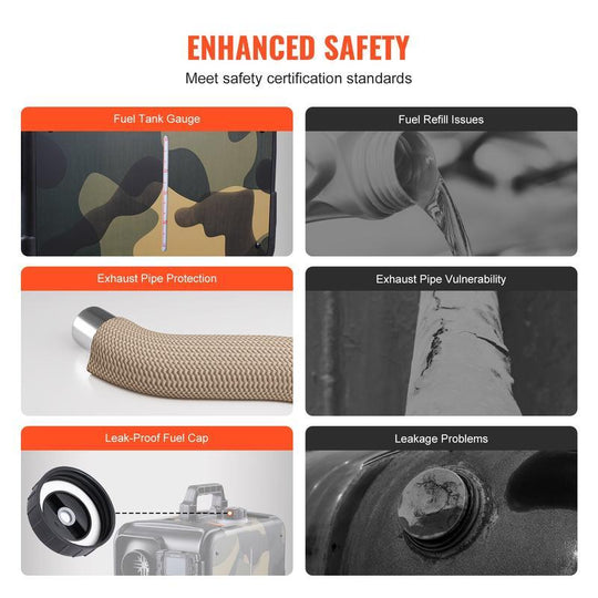 8KW Diesel Air Heater, Upgraded 110V Adapter & CO Alarm, 12-24V All in One Diesel Air Heater, with Bluetooth APP/Remote Control and Display Screen, Fast Heating Portable Diesel Heater for Vehicles and Outdoors