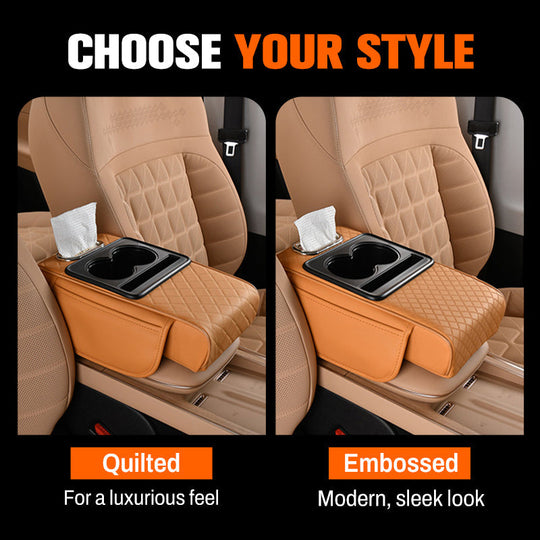 🎄Weihnachtsangebot: Jetzt 49% Rabatt! 🎉Multifunctional PU Leather Car Armrest Box Mat