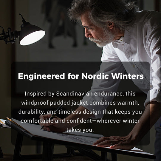 🔥Trending Now |Men's Windproof Padded & Hooded Jacket