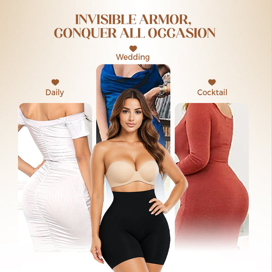 🔥Women's High-Waisted Ice Silk Tummy Control and Butt Lift Underwear