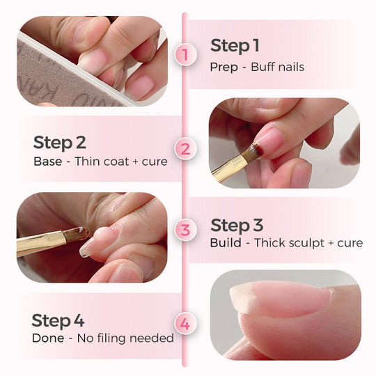🎉Compra 3 e leva 5 gratis💅Base de uñas en gel multiusos 3 en 1 con alta transparencia